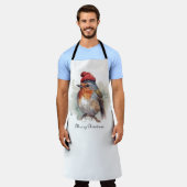 ロビン・ウィンターデライトカスタム エプロン (着用した状態)