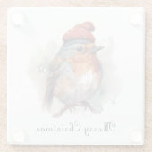 ロビン・ウィンターデライトカスタム ガラスコースター (裏面)