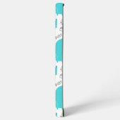 ロビン・エッグブルーかわいい猫の柄 SAMSUNG GALAXYケース (左側面)