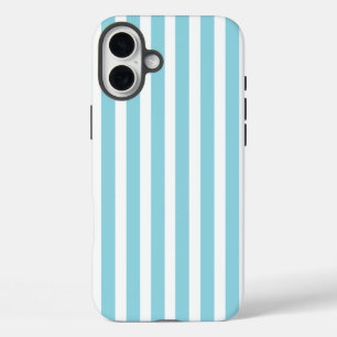ロビン・エッグブルーと白ストライプの色 iPhone 16 PLUSケース