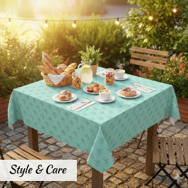ロビン・エッグブルーの自転車パタエレガントーン テーブルクロス