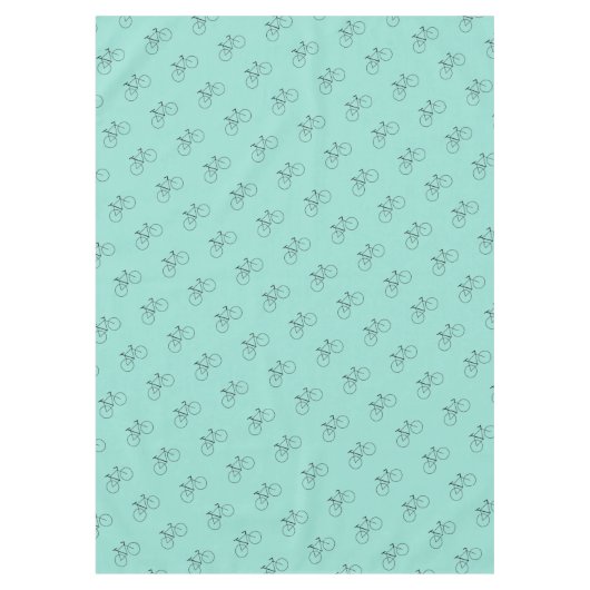 ロビン・エッグブルーの自転車パタエレガントーン テーブルクロス (正面)