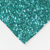 ロビン・エッグブルーグリッター フリースブランケット (角)