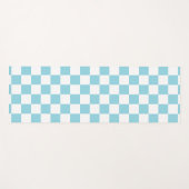 ロビン・エッグブルー（白い四角い模様） ヨガマット (正面(横))