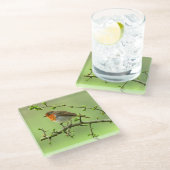 ロビン ガラスコースター (アングル)