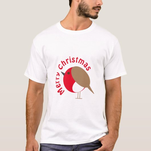 ロビン・クリスマスTシャツ Tシャツ (正面)