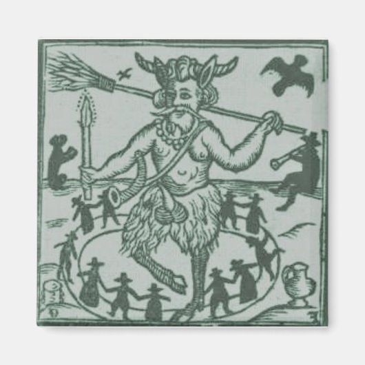 ロビン・グッドフェロー(1629) – 緑 マグネット (正面)