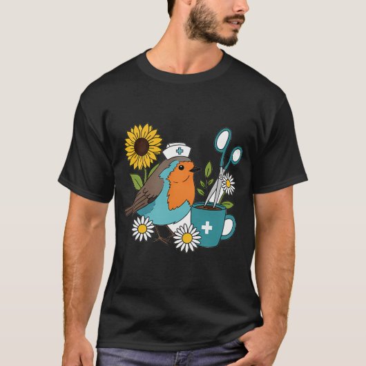 ロビン コーヒーマグ＆ナースはさみギフト Tシャツ (正面)