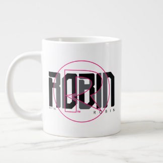 ロビン ハイテク 名前 グラフィック ジャンボコーヒーマグカップ