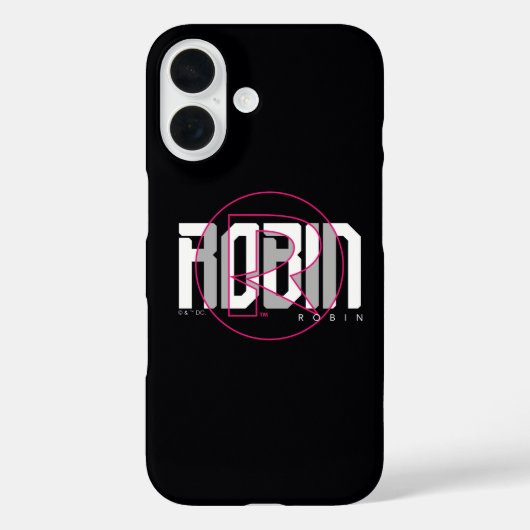 ロビン ハイテク 名前 グラフィック Case-Mate iPhoneケース (裏面)
