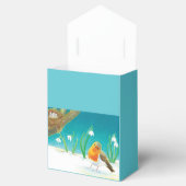 ロビン・バード、ネスト、リトルエッグ&スノードロップ フェイバーボックス (オープン)