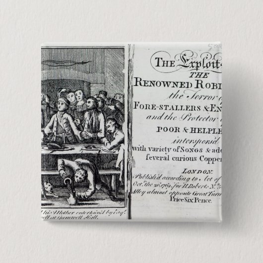 ロビン・フッドおよび彼の母 缶バッジ (正面)