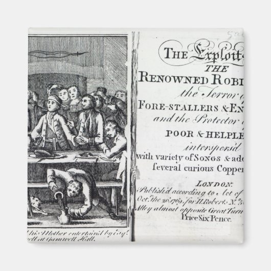 ロビン・フッドとその母親 マグネット (正面)