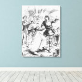 ロビン・フッドとビショップ キャンバスプリント (インサイチュ (ウッドフロア))