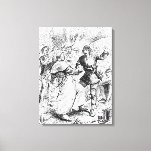 ロビン・フッドとビショップ キャンバスプリント (正面)