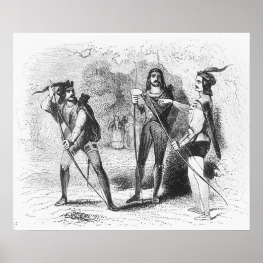 ロビン・フッド、スカーレットとジョン ポスター (正面)