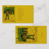 ロビン・フッド、彼の弓矢 名刺 (正面/裏面)