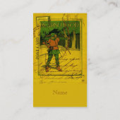 ロビン・フッド、彼の弓矢 名刺 (裏面)