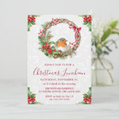 ロビン&ホリーベリーリースクリスマスランチ 招待状 (スタンド正面)