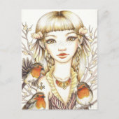 ロビン ポストカード (正面)