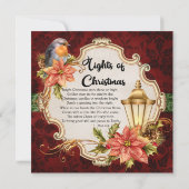 ロビン＆ランタン クリスマスパーティー 招待状 (裏面)