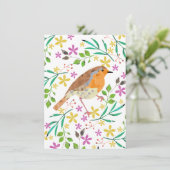 ロビン・レッド・ブレスト、クリスマスの鳥 招待状 (スタンド正面)