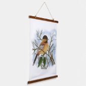 ロビン 吊り下げ型タペストリー (傾斜あり)