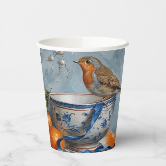 ロビン – 紙カップサイズ236ml紙カップ 紙コップ (左)