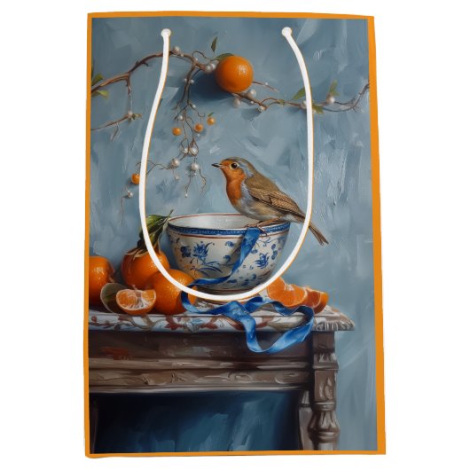 ロビン – 紙バッグ ミディアムペーパーバッグ (正面)