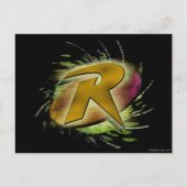 ロビン – R ポストカード (正面)