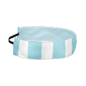 ロビンEgg Blueと1.5ストライプのインチダブルサテン アスレチックヘッドバンド (左)