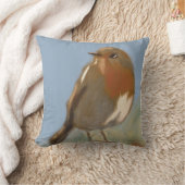 ロビンRedbreast クッション (ブランケット)