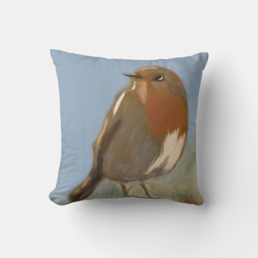 ロビンRedbreast クッション (正面)