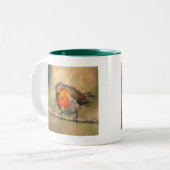 ロビンRedbreast ツートーンマグカップ (正面左)