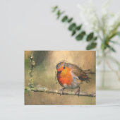 ロビンRedbreast ポストカード (スタンド正面)