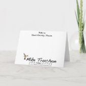 ロビンV挨拶状 カード (裏面)