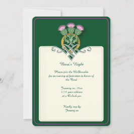 ロビーはアザミを燃やす 招待状