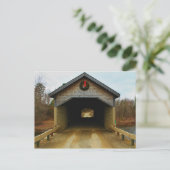 ロビービルカバードブリッジ, コリント, メイン州 ポストカード (スタンド正面)