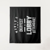 ロビー付き添い人役職のギフト タペストリー (正面)