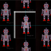 ロビー・ザ・ロボット ファブリック (タイル)