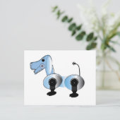 ロビー・スチームパンク・ドッグ ポストカード (スタンド正面)