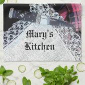 ロビー、ティータオルカジュアルを燃やす キッチンタオル (折り畳み)