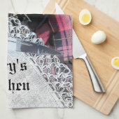 ロビー、ティータオルカジュアルを燃やす キッチンタオル (四つ折り)