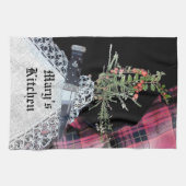 ロビー、ティータオルカジュアルを燃やす キッチンタオル (横)