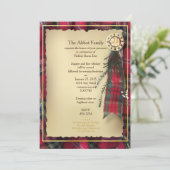 ロビー・バーンズフォーマル招待状 招待状 (スタンド正面)