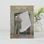 ロビー・バーンズ・オールド・ストーン・アンド・ヘザー 招待状 (スタンド正面)