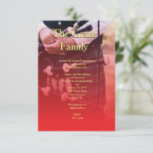 ロビー・バーンズ・スコットランドセンチメンタルパーティの招待状 招待状 (スタンド正面)