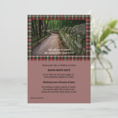 ロビー・バーンズ・ソーシャルメディア招待状 案内状 (スタンド正面)