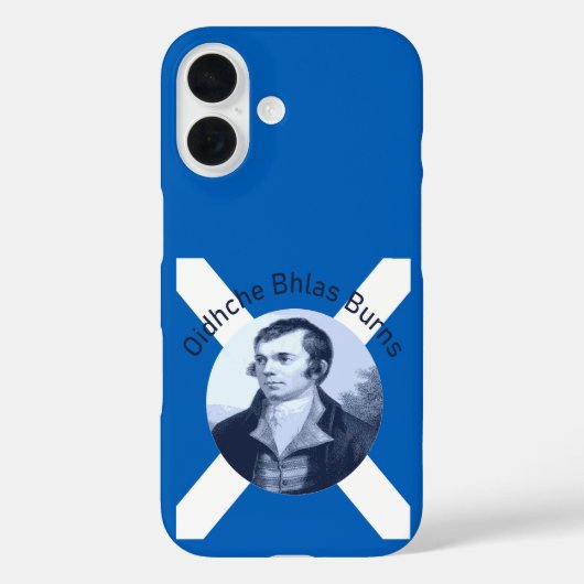 ロビー・バーンズ - 青い夜のバーンズ・サルトレ Case-Mate iPhoneケース (裏面)