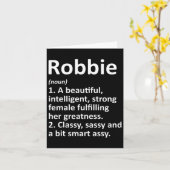 ロビー 誕生日 名前入り ユニーク クリスマス カード (黄色い花)